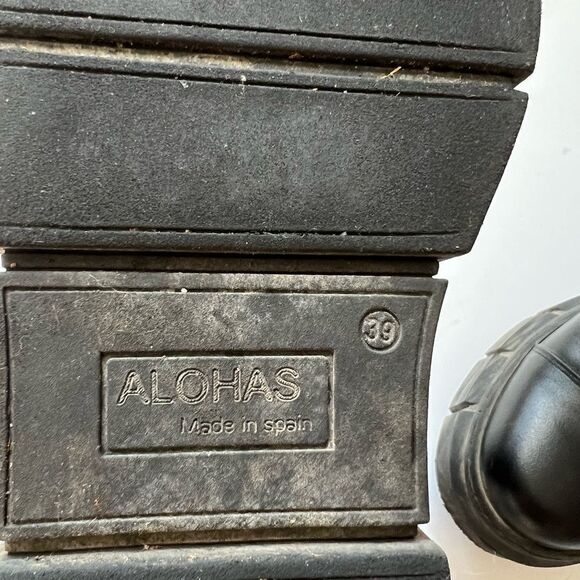 ALOHAS Can Can Croco Moto Boots - Picture 6 of 8